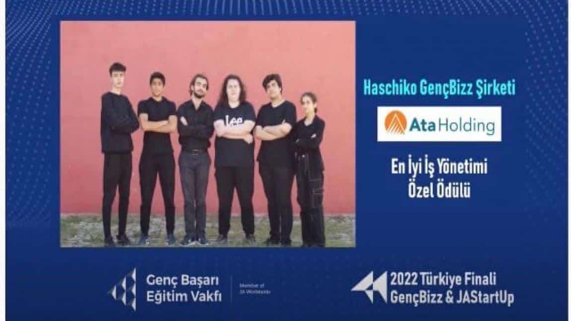 GENÇBİZZ Turkiye Finali Tamamlandı, Ata Holding En İyi İş Yönetimi Özel Ödülü'nü Almaya Hak Kazandık. 